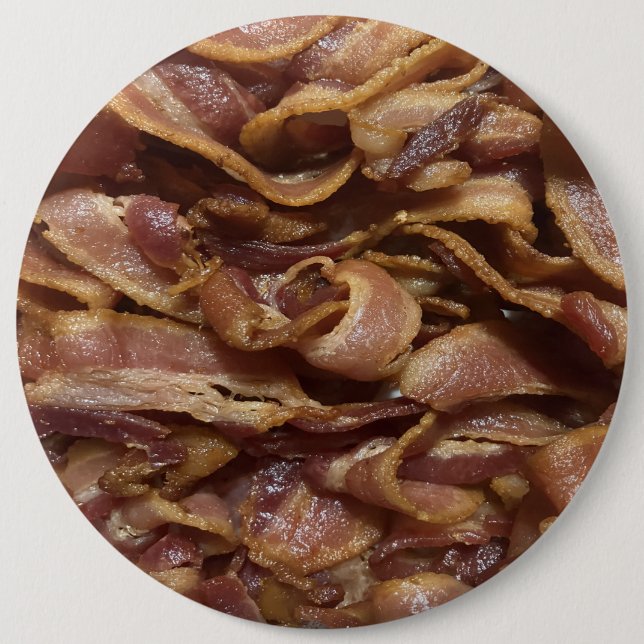 Bacon 6 Cm Round Badge (Front)