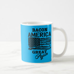 Bacon Aamerica Great Shirt Funny Barbecue Bbq 2024 Coffee Mug