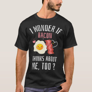 Bacon American Food  Fast Food Cute Eggs T-Shirt