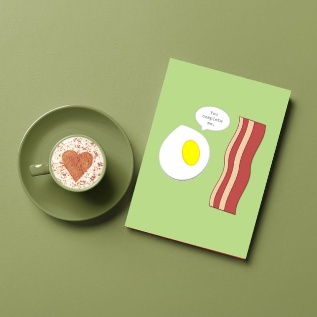 Bacon and Eggs Anniversary Card (Creator Uploaded)