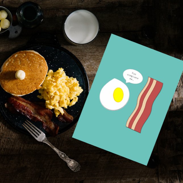 Bacon and Eggs Birthday Card (Creator Uploaded)