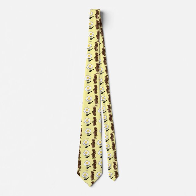 Bacon and eggs Necktie (Front)