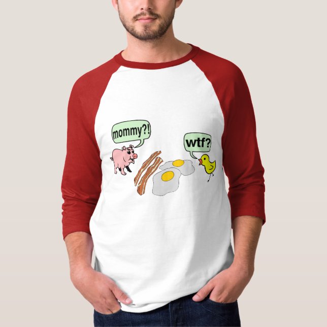 Bacon And Eggs Nightmare T-Shirt (Front)