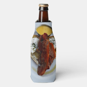 Bacon And Eggs On Love Hear Bread, Bottle Cooler