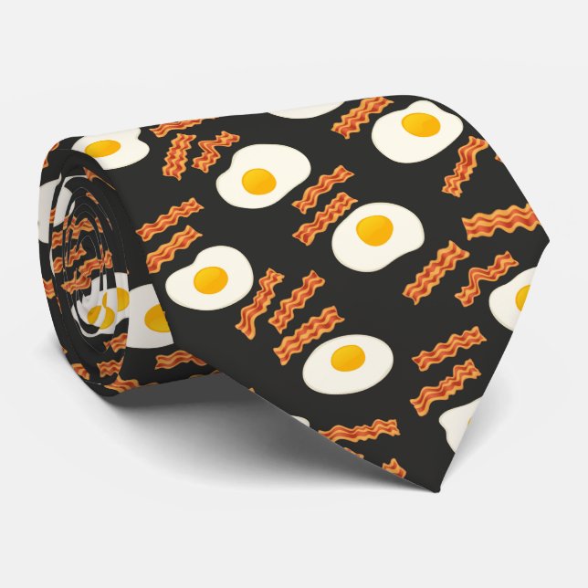 Bacon and Eggs Tie (Rolled)