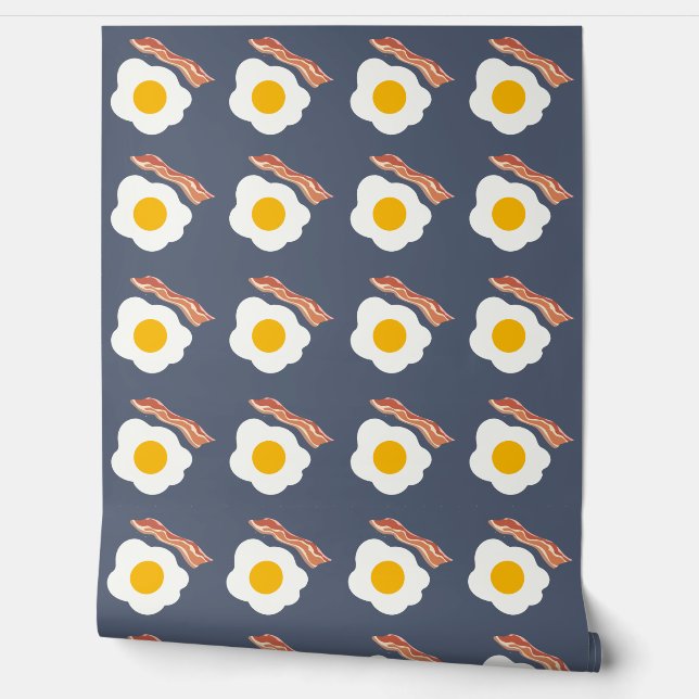 Bacon and Eggs Wallpaper (Unrolling)
