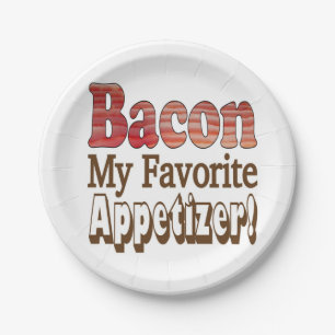 Bacon Appetizer Paper Plate