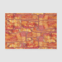 Bacon Background Pattern, Funny Fried Food