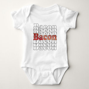 Bacon Bacon Bacon Baby Bodysuit