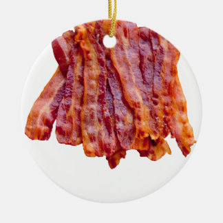 Bacon Ceramic Tree Decoration