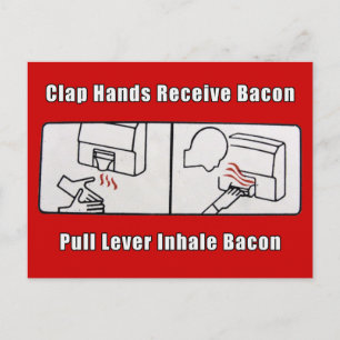 Bacon Dispenser Postcard