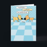 Bacon Dogs Birthday Card<br><div class="desc">Here's a cute and funny cartoon birthday card featuring two dogs saying things two dogs would never say if dogs could talk. Leave the bacon alone? Let's be real. Thank you for choosing this original design by © Chuck Ingwersen. I’m an independent artist, and I post cartoons every day on...</div>