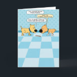 Bacon Dogs Birthday Card<br><div class="desc">Here's a cute and funny cartoon birthday card featuring two dogs saying things two dogs would never say if dogs could talk. Leave the bacon alone? Let's be real. Thank you for choosing this original design by © Chuck Ingwersen. I’m an independent artist, and I post cartoons every day on...</div>