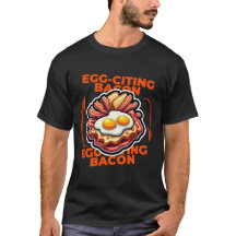 Bacon & Egg Breakfast Buddies Graphic T-Shirt