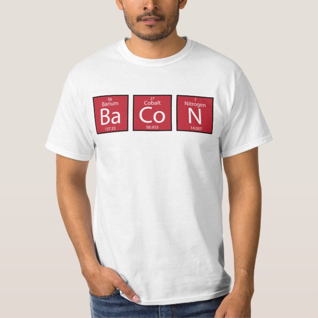 Bacon Elements T-Shirt (Front)