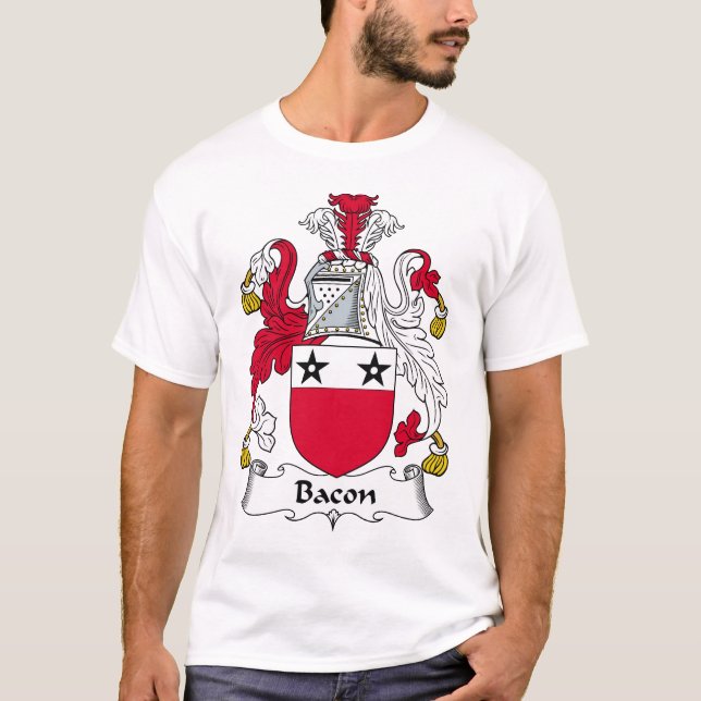 Bacon Family Crest T-Shirt (Front)