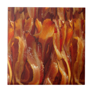 Bacon Field Yummy Pattern Decor Ceramic Tile