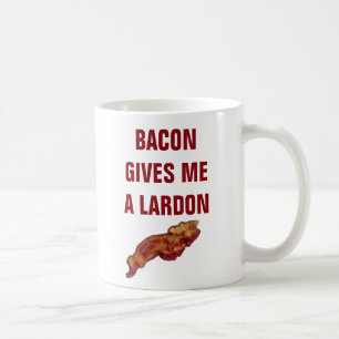 Bacon gives me a lardon coffee mug