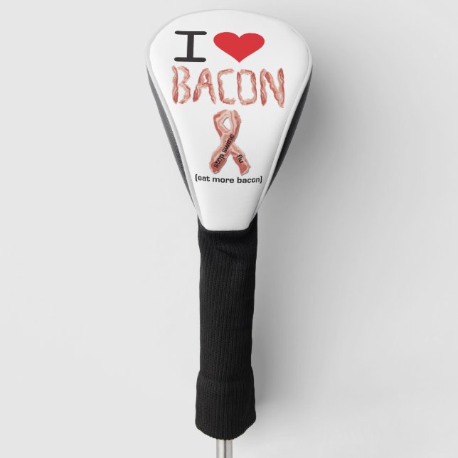 bacon golf head golf head cover (Front)