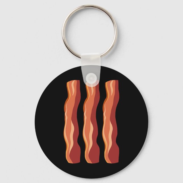 Bacon Halloween Costume Bacon And Eggs  Key Ring (Front)