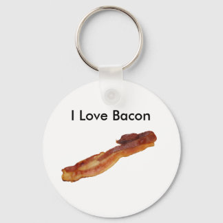 bacon, I Love Bacon Key Ring