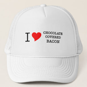 Bacon I Love Chocolate Trucker Hat