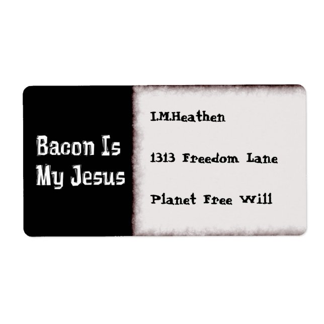 Bacon Is My Jesus (Front)