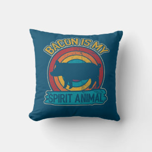 Bacon Is My Spirit Animal Bacon Lover Grilling Cushion