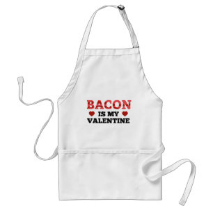 Bacon Is My Valentine Standard Apron
