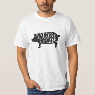 Bacon is the Cure shirt (white)