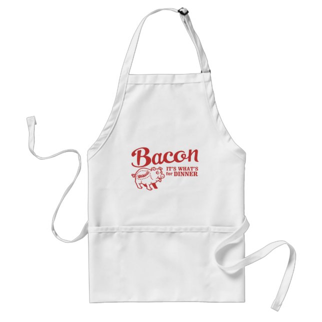 bacon - it's whats for dinner standard apron (Front)