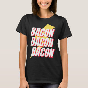 Bacon Keto Fat Fueled Retro Workout Gym Fitness Sq T-Shirt
