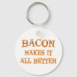 Bacon Key Ring