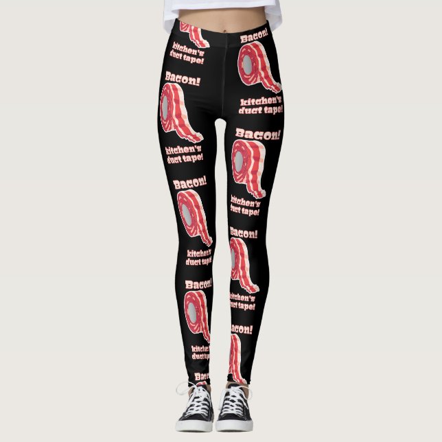 Bacon!... Kitchen's Duct Tape! Leggings (Front)