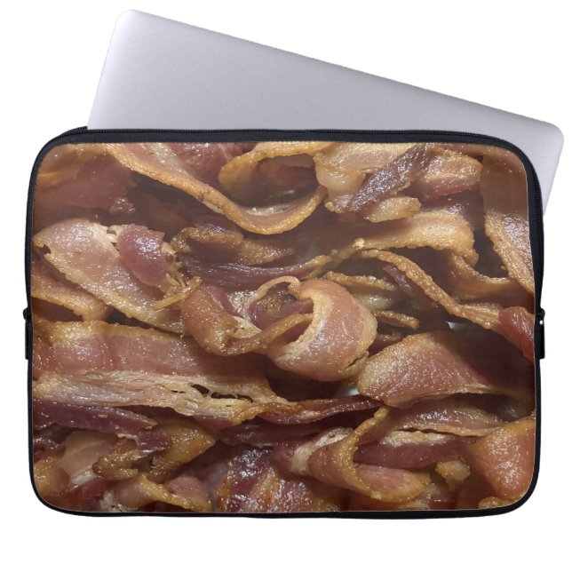 Bacon Laptop Sleeve (Front)