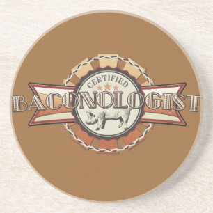 Bacon LOVE certified Baconologist Coaster