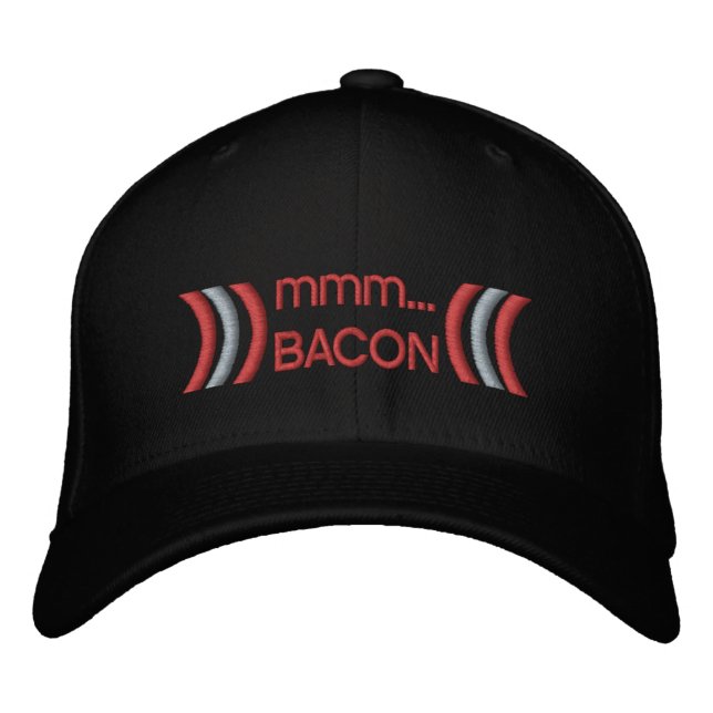 Bacon LOVE Embroidered Hat (Front)