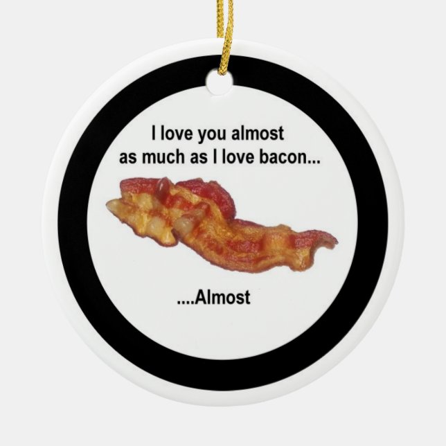 Bacon Love Ornament (Front)