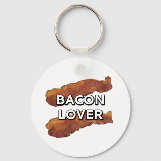 Bacon Lover Key Ring (Front)