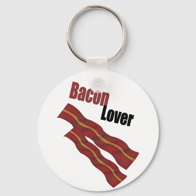 Bacon Lover Key Ring (Front)