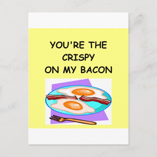 BACON lover Postcard (Front)