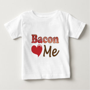 Bacon Loves Me Baby T-Shirt