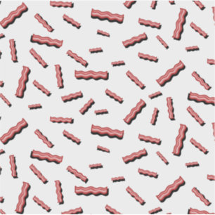 Bacon meat lover fun retro pattern