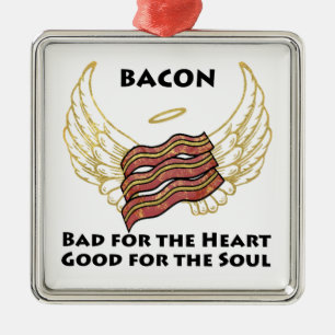 Bacon Metal Ornament
