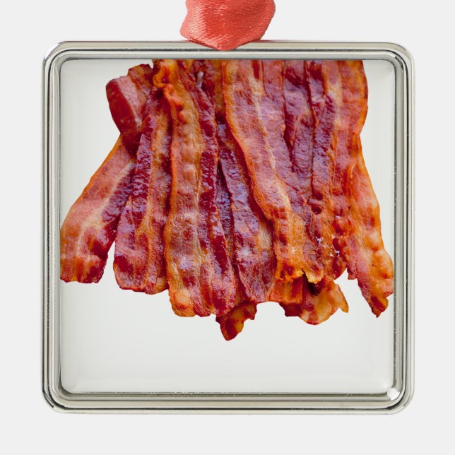 Bacon Metal Tree Decoration (Front)