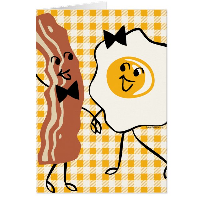 Bacon 'N Egg Lover Card (Front)
