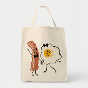 Bacon 'N Egg Lover Grocery Tote Bag