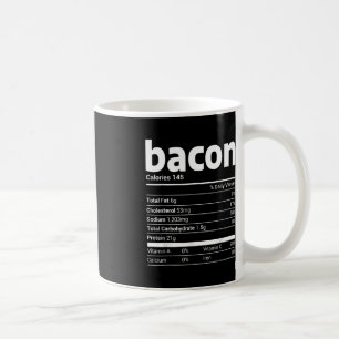 bacon Nutrition Facts Family Matching Christmas Co Coffee Mug