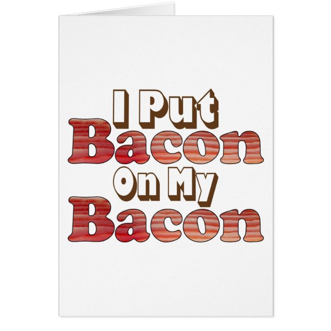 Bacon on Bacon (Front)