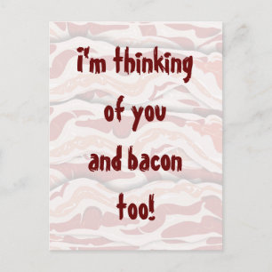 Bacon on Paper Postcard